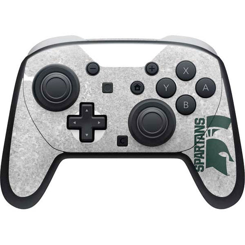 Michigan State University Spartans Half Logo Nintendo Skins